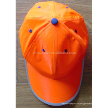 Capuchon de protection réfléchissante à haute visibilité orange